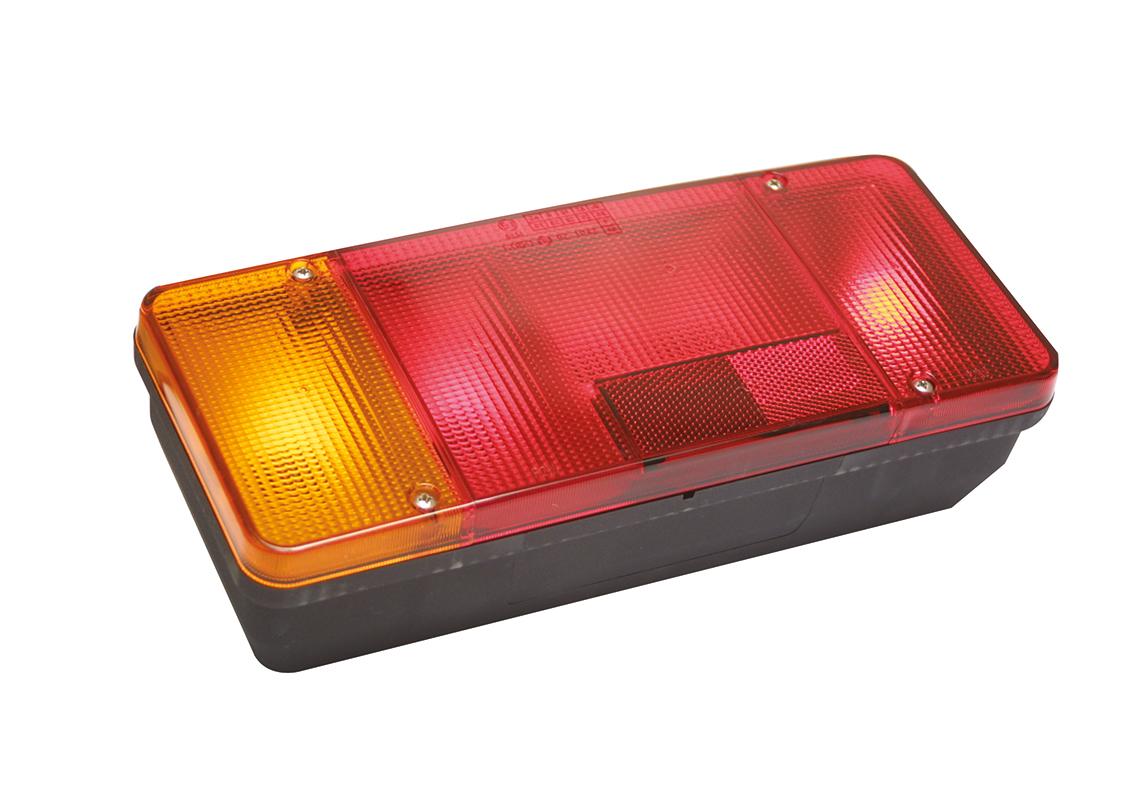 Rear lamp Left with AMP 1.5 - 7 pin rear connector IVECO